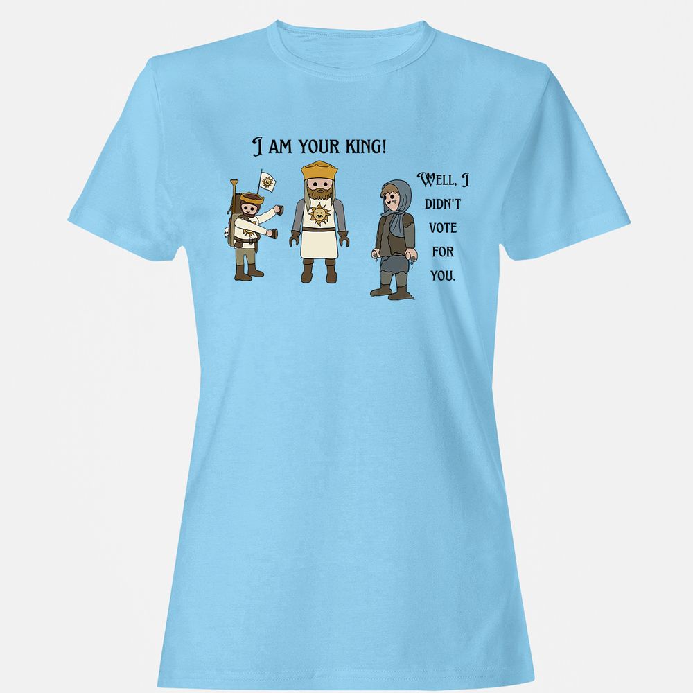 Women's T-Shirt - BYMNHQEJ - Light Blue - 8