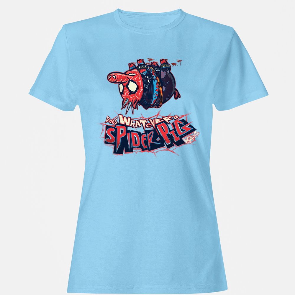 Women's T-Shirt - 66QBTLEE - Light Blue - 8