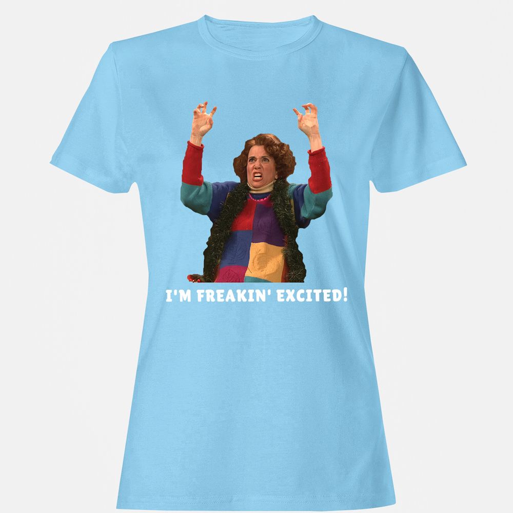 Women's T-Shirt - 4D6Q9S76 - Light Blue - 8