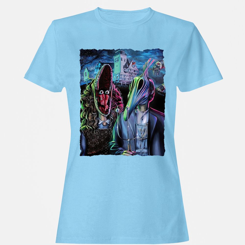 Women's T-Shirt - V5FJ2193 - Light Blue - 8