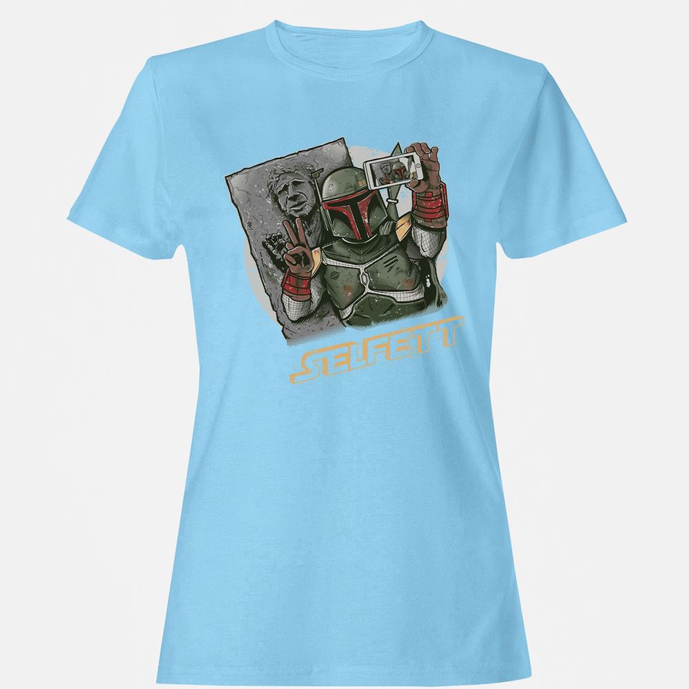 Women's T-Shirt - FJ3VLGPT - Light Blue - 8