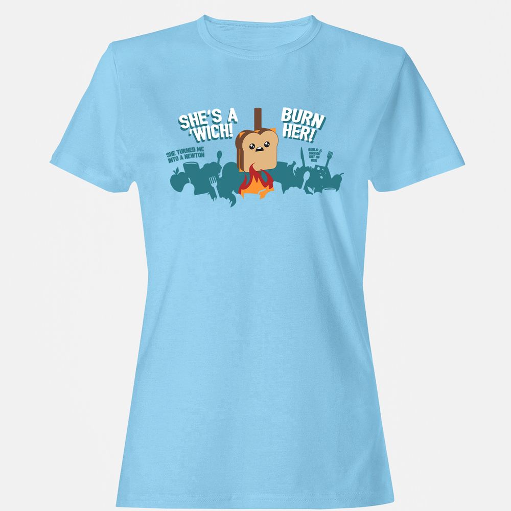 Women's T-Shirt - H91E3647 - Light Blue - 8