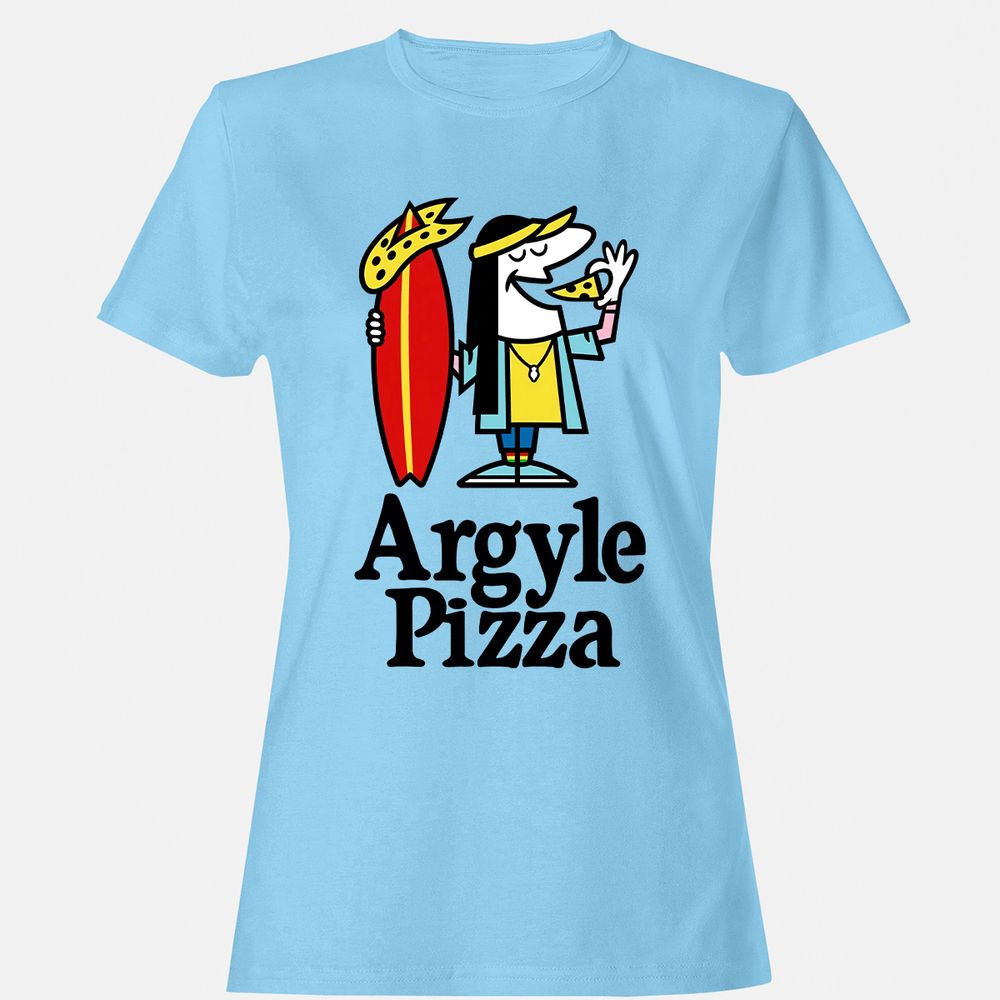 Women's T-Shirt - CK8TZ894 - Light Blue - 8