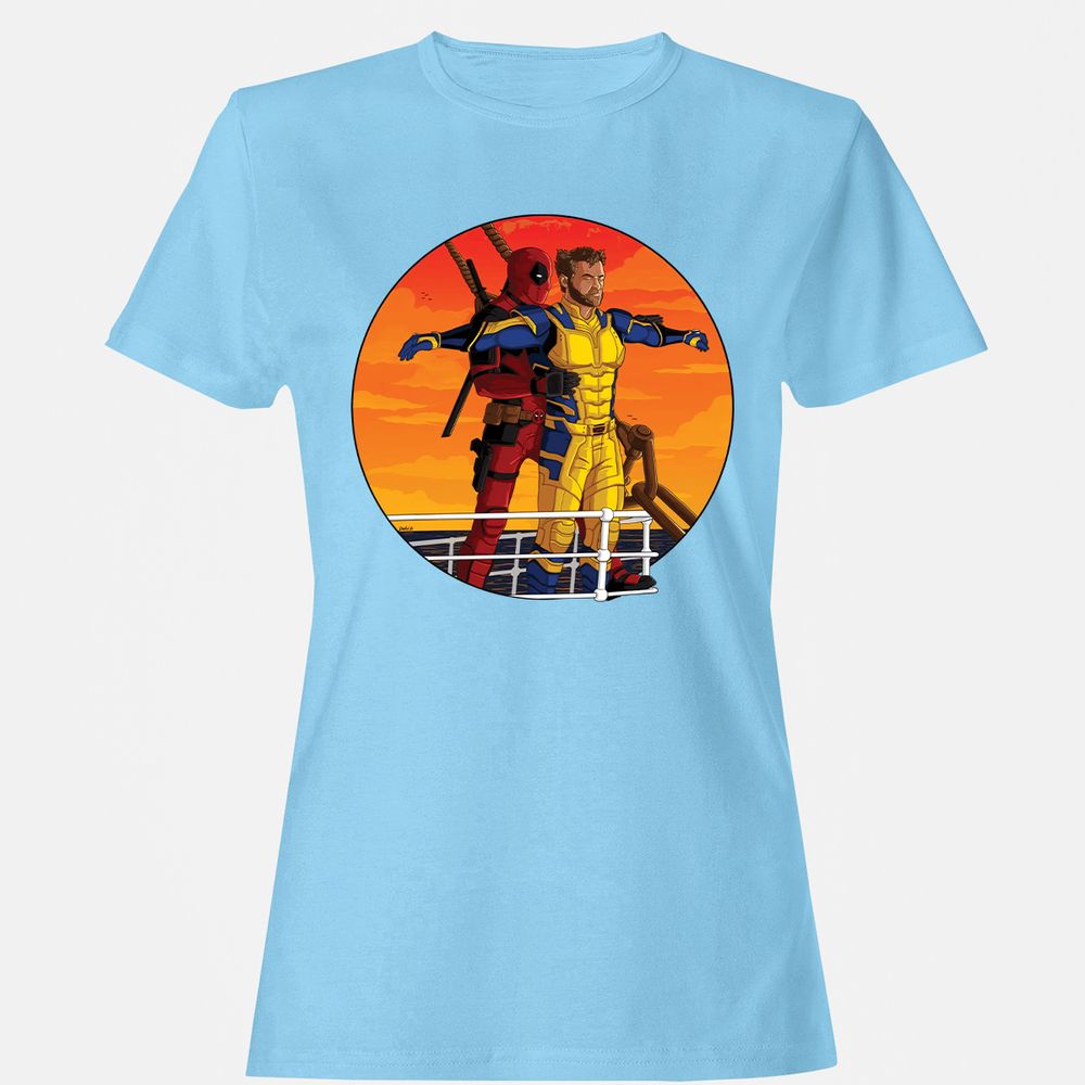 Women's T-Shirt - GA5FNR21 - Light Blue - 8