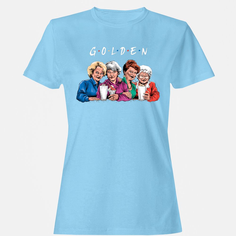 Women's T-Shirt - A5UXB8VQ - Light Blue - 8