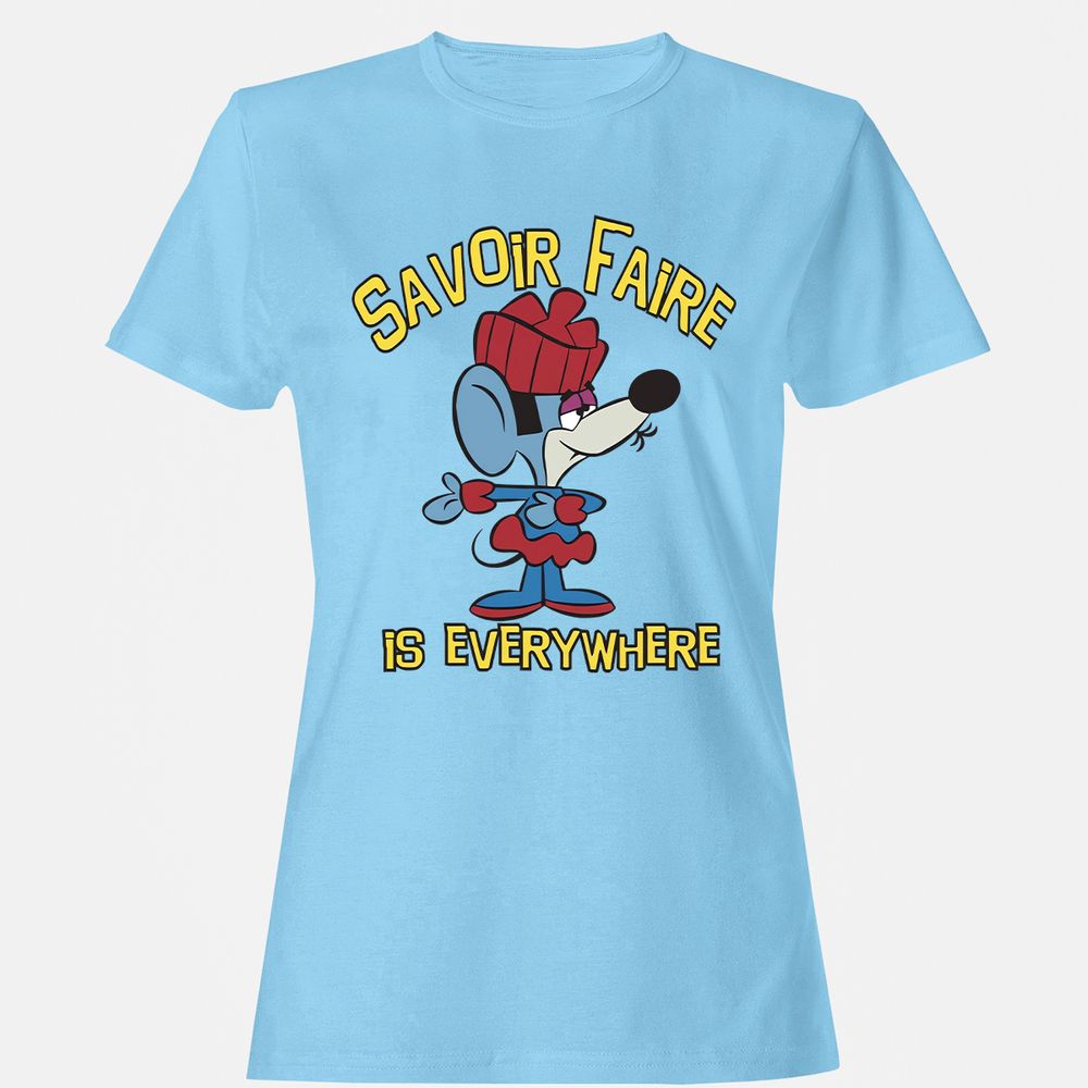 Women's T-Shirt - JK3HN2S7 - Light Blue - 8