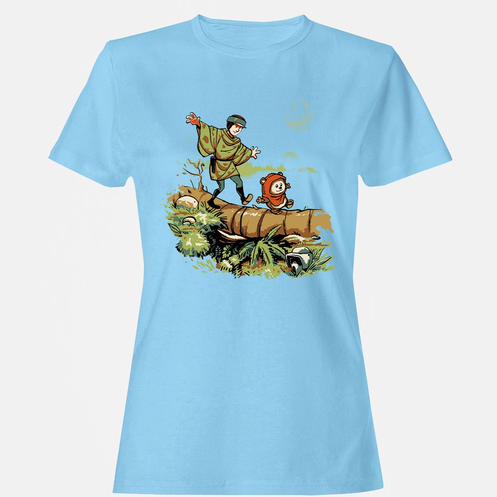 Women's T-Shirt - 8262QYA7 - Light Blue - 8