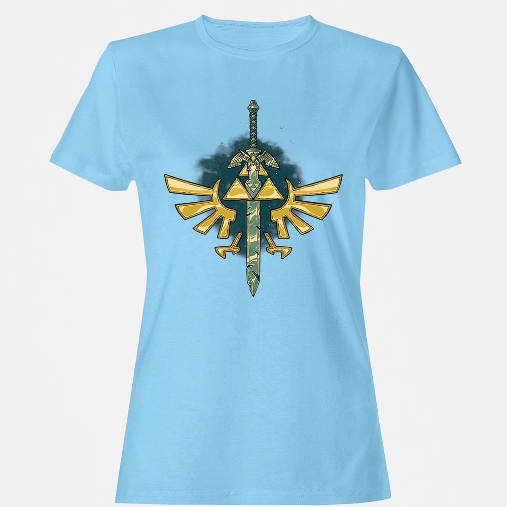 Women's T-Shirt - RB8SNQZJ - Light Blue - 8