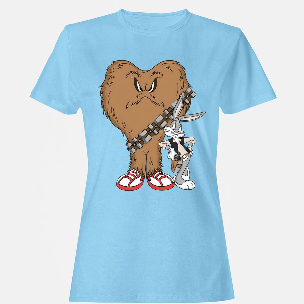 Women's T-Shirt - LQ1N74KQ - Light Blue - 8