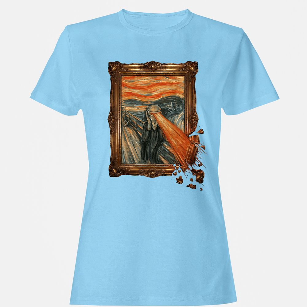 Women's T-Shirt - BBTLX6FY - Light Blue - 8