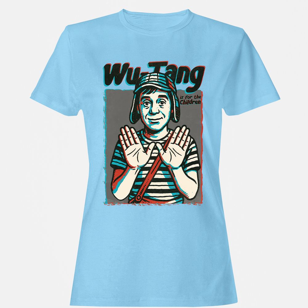 Women's T-Shirt - 7FENLU12 - Light Blue - 8