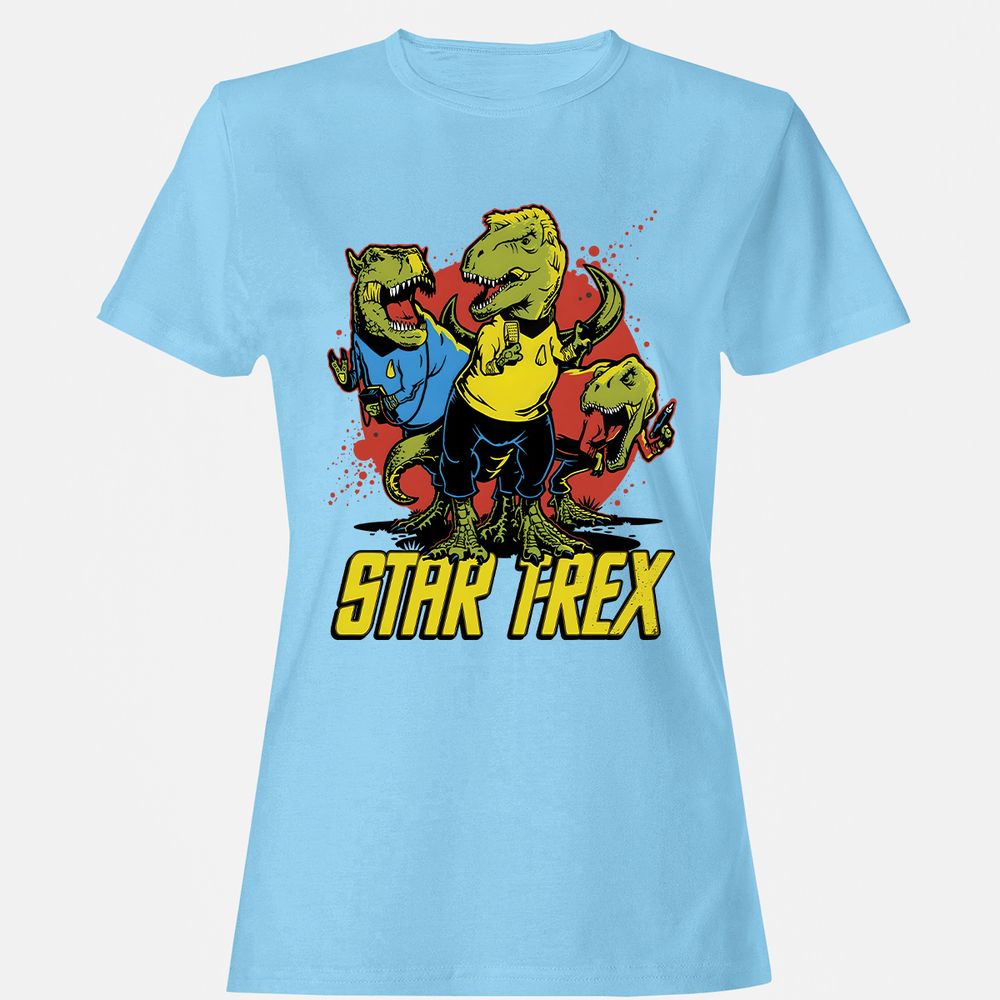 Women's T-Shirt - FD3NP9PQ - Light Blue - 8