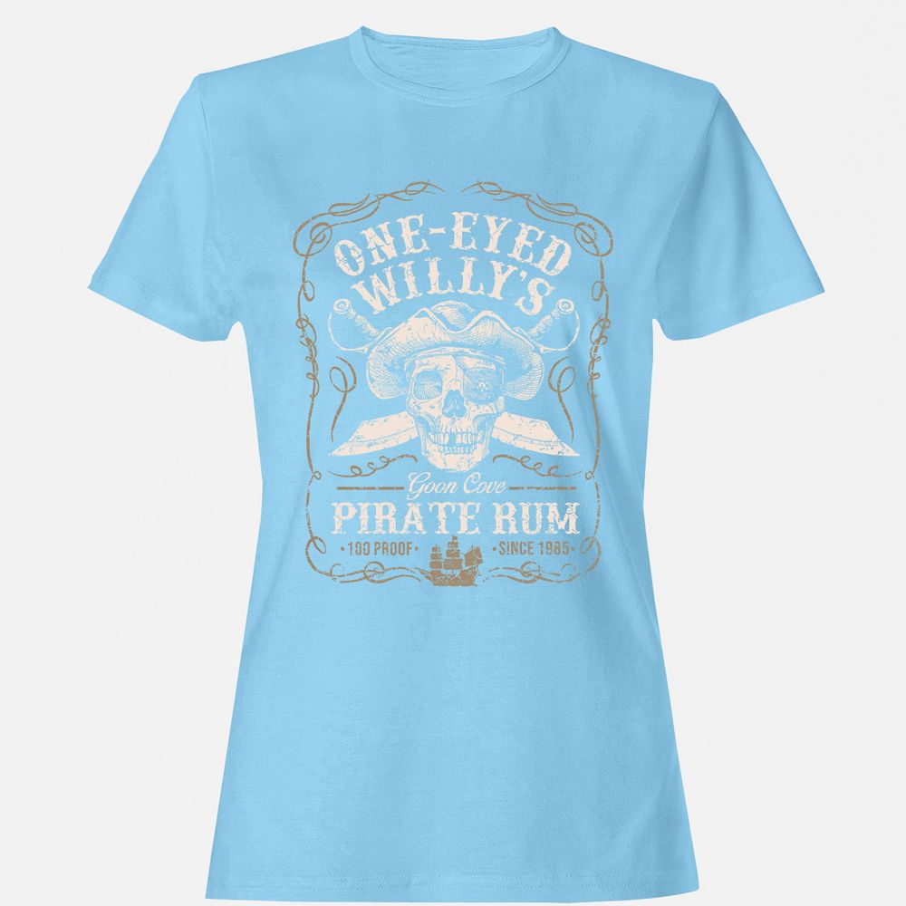 Women's T-Shirt - ZV5GZ9UY - Light Blue - 8
