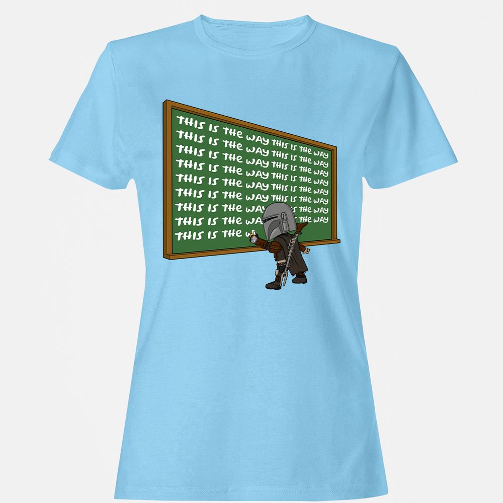 Women's T-Shirt - 7GTBQYT8 - Light Blue - 8