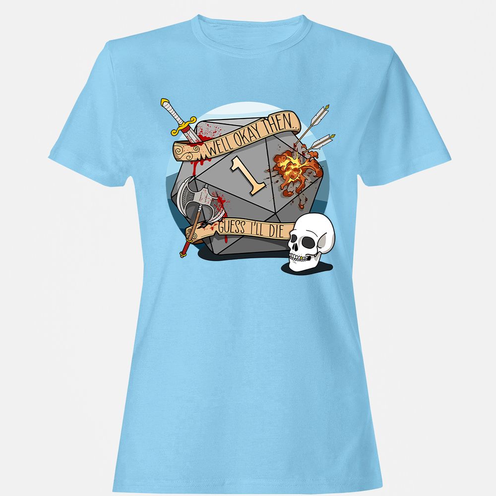 Women's T-Shirt - 5JM4HHKC - Light Blue - 8