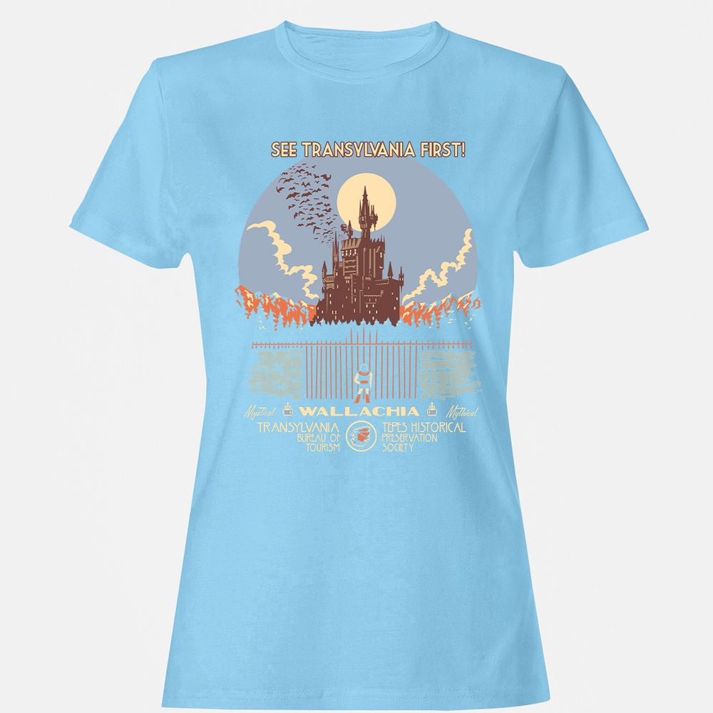 Women's T-Shirt - 8DZ25TYT - Light Blue - 8