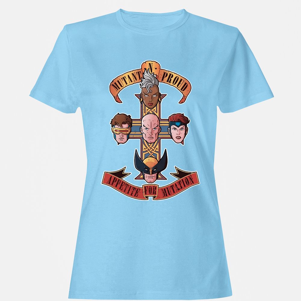 Women's T-Shirt - LBP1YRN6 - Light Blue - 8