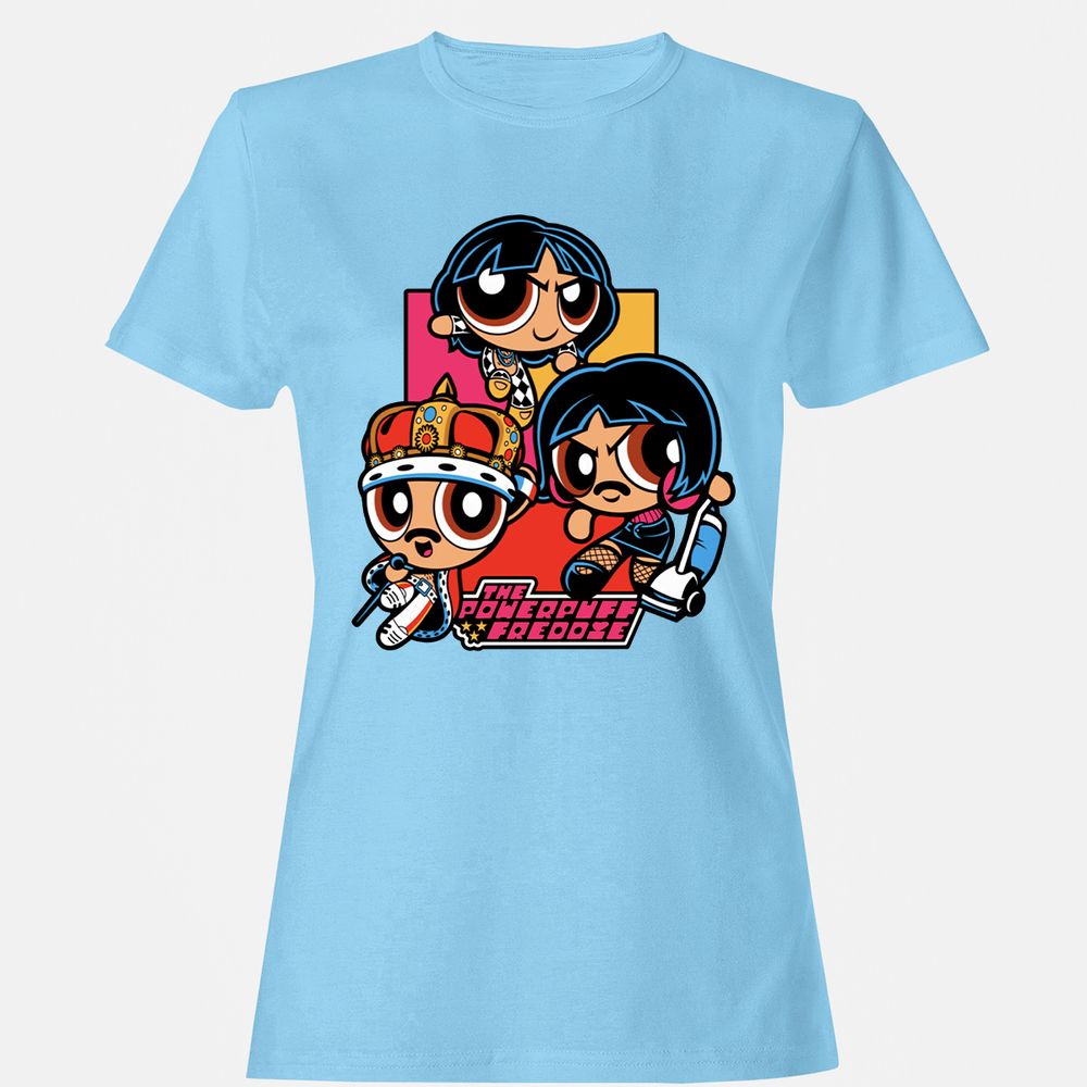 Women's T-Shirt - AS6ZAS9H - Light Blue - 8