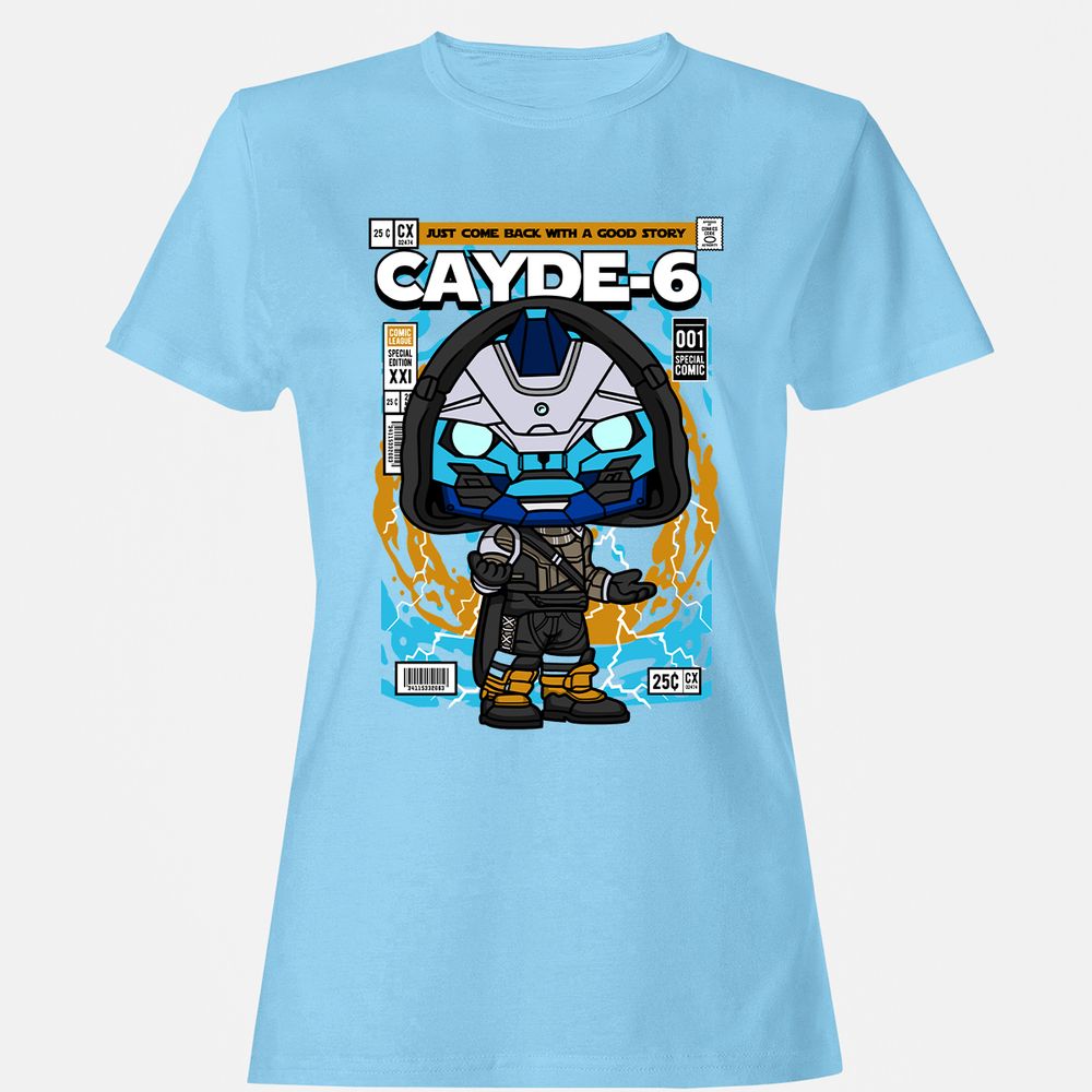 Women's T-Shirt - WZHGDCZ4 - Light Blue - 8