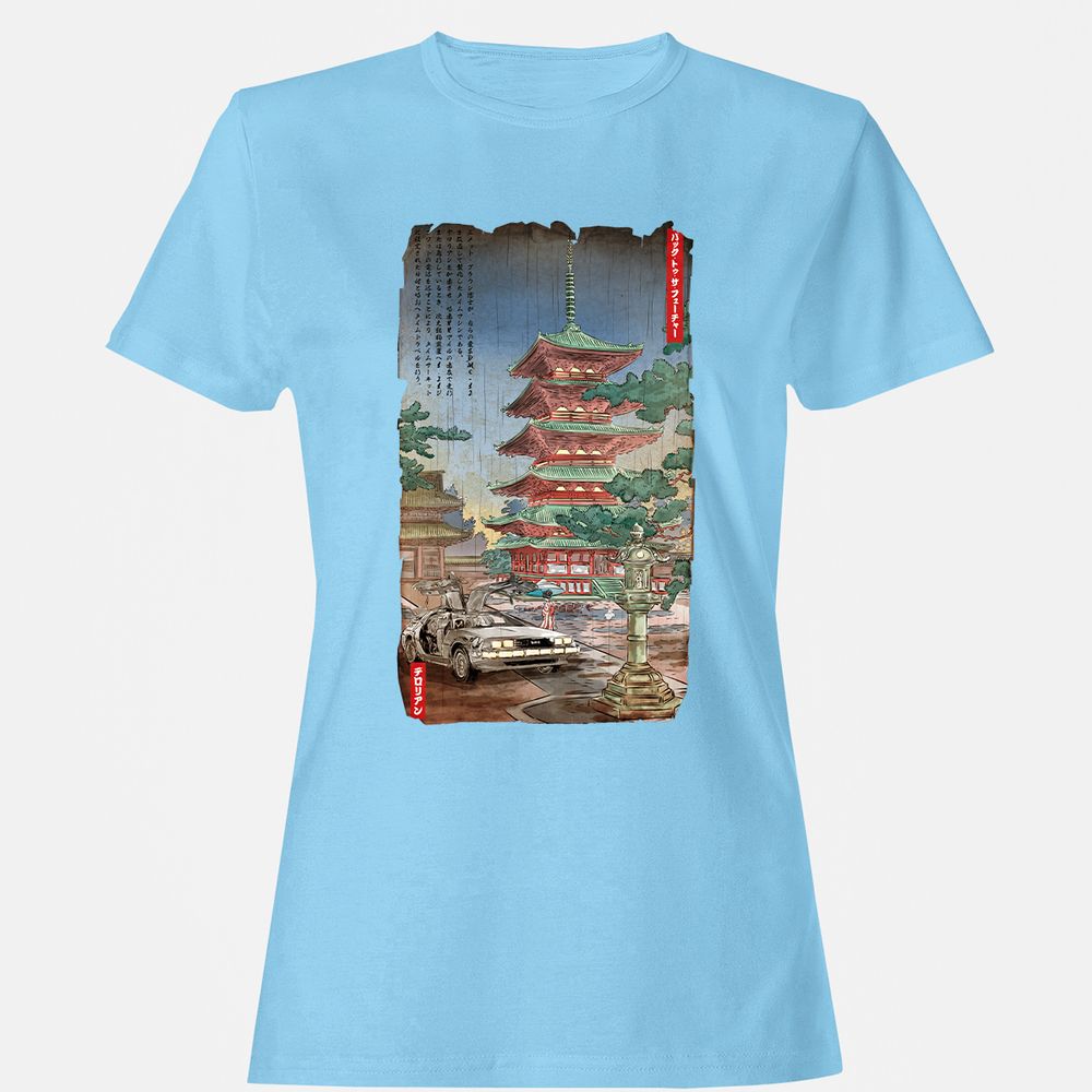 Women's T-Shirt - 4QBXT8YS - Light Blue - 8