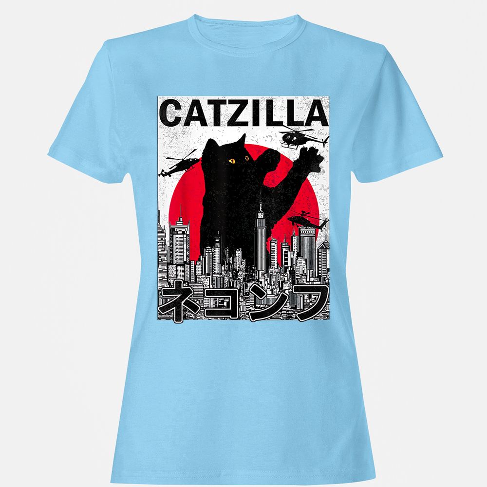 Women's T-Shirt - PWGCWEYZ - Light Blue - 8