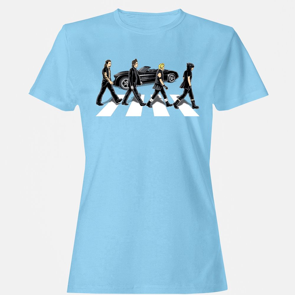 Women's T-Shirt - X4Q62QTD - Light Blue - 8