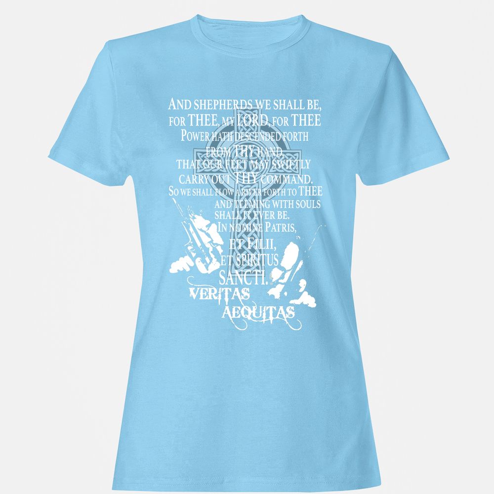 Women's T-Shirt - ZL4LP1FR - Light Blue - 8