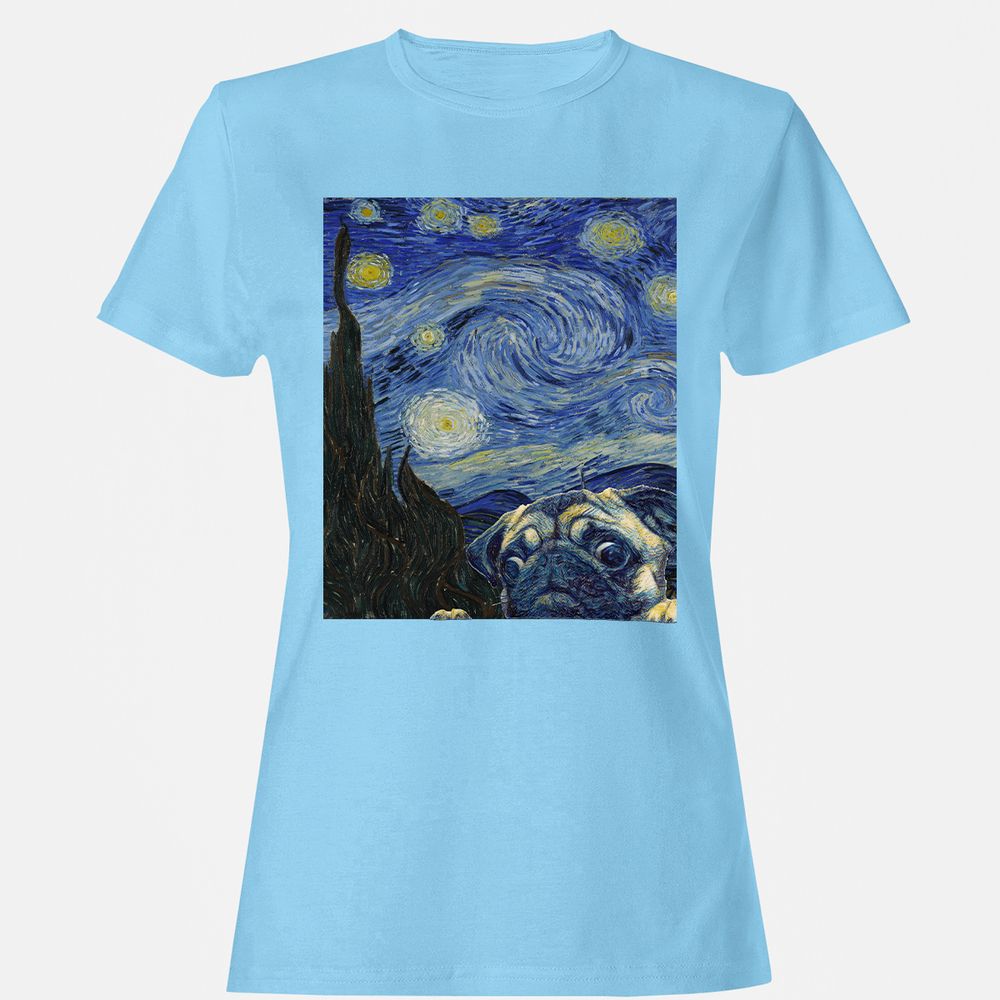 Women's T-Shirt - XV9HFZL1 - Light Blue - 8
