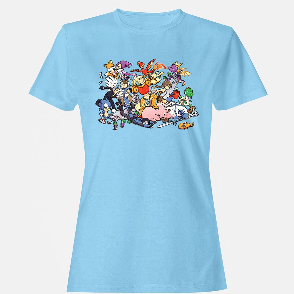 Women's T-Shirt - 197MLCMZ - Light Blue - 8