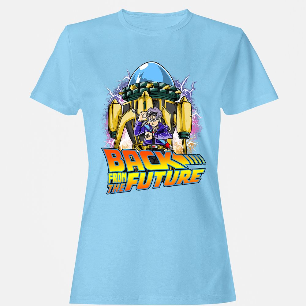 Women's T-Shirt - 8QT3Y5VJ - Light Blue - 8