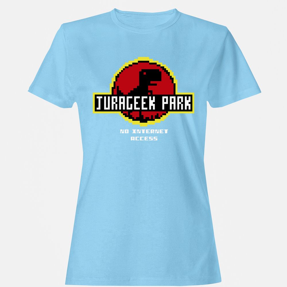 Women's T-Shirt - QYYFW99U - Light Blue - 8
