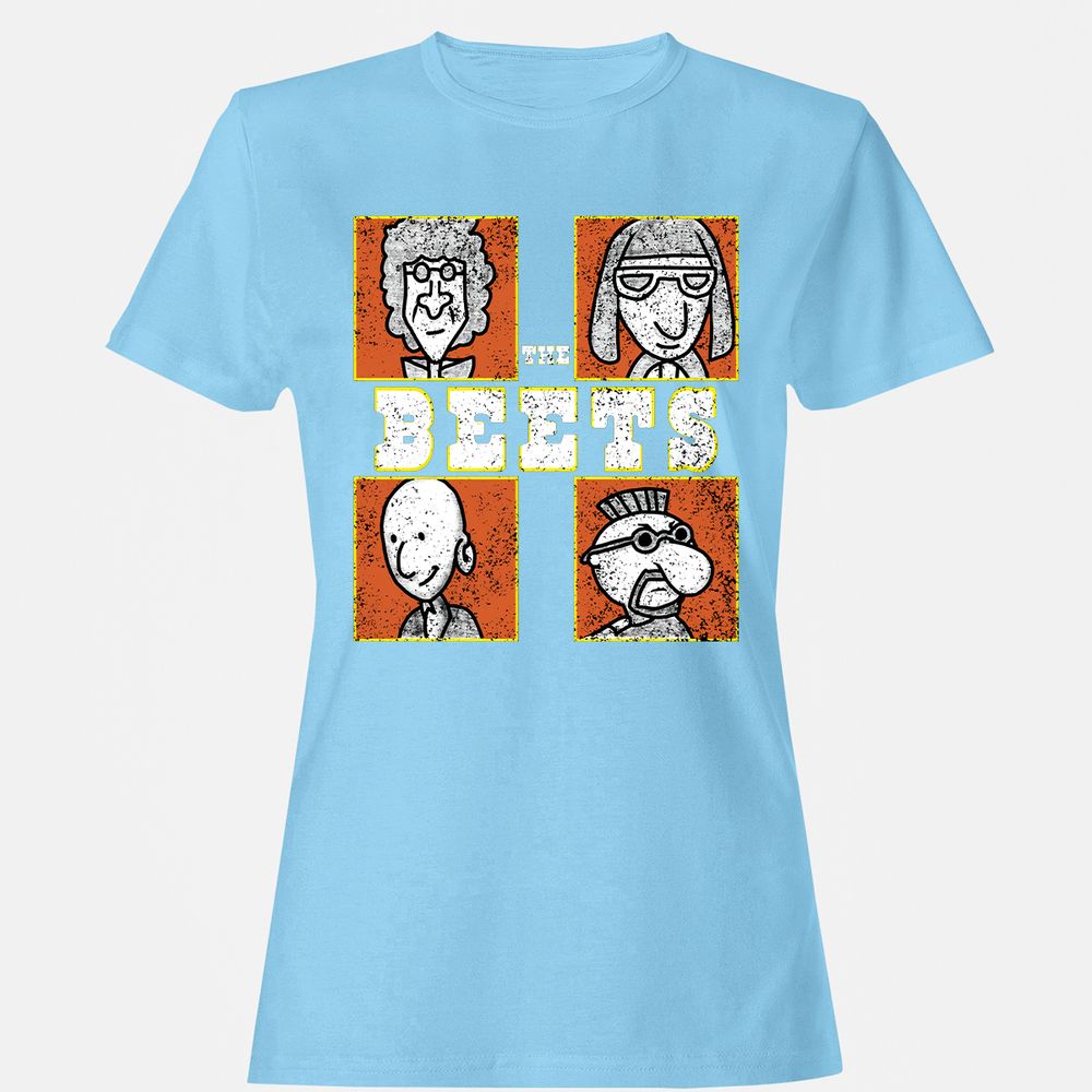 Women's T-Shirt - QAQLU1BU - Light Blue - 8