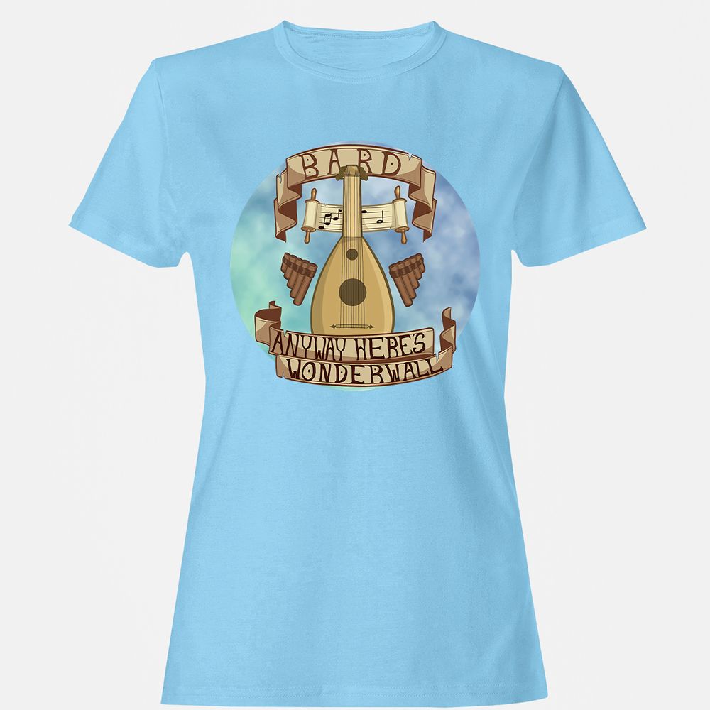 Women's T-Shirt - U7KGMWE5 - Light Blue - 8