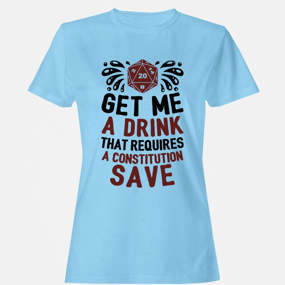 Women's T-Shirt - 22Z5YGMR - Light Blue - 8