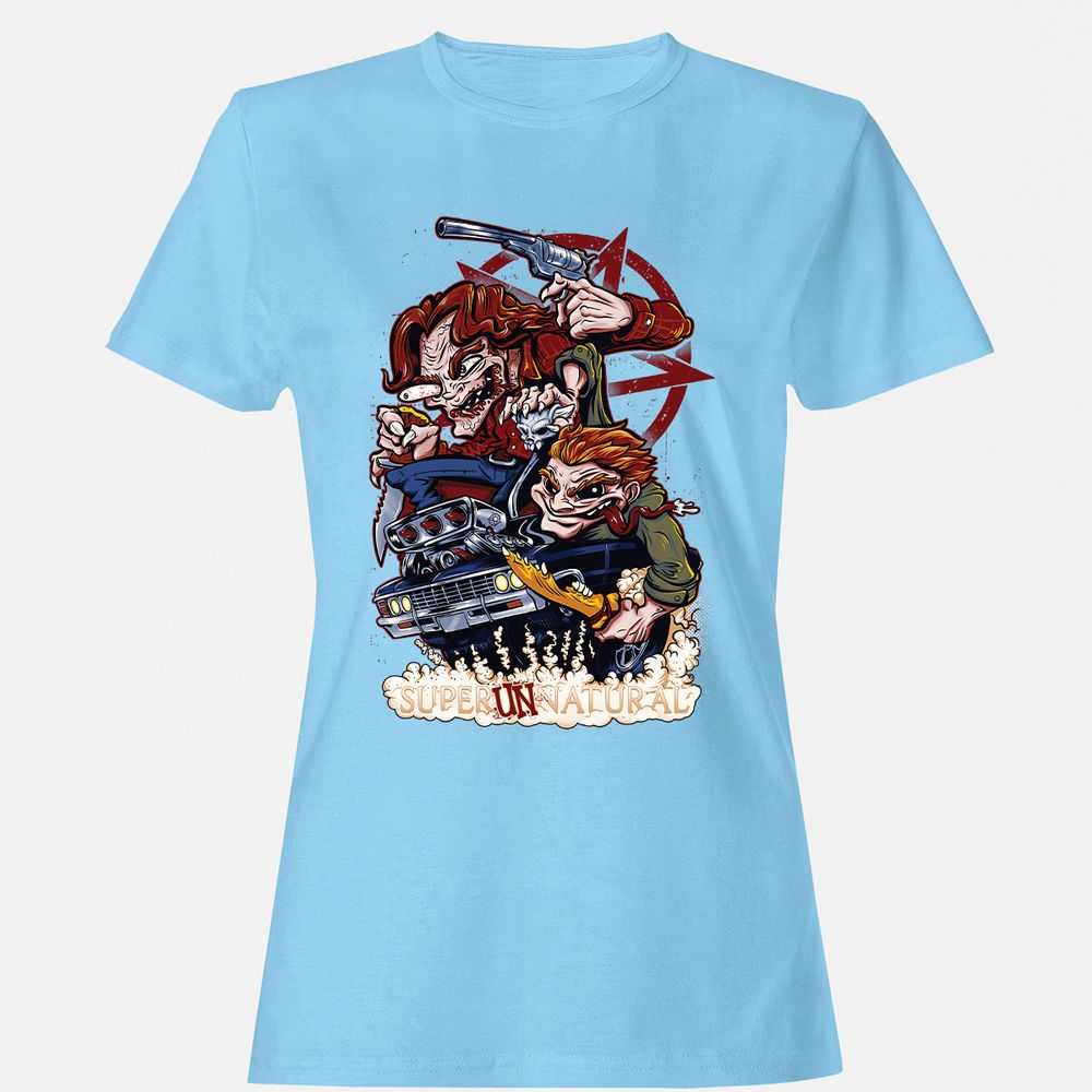 Women's T-Shirt - RNKY7E6M - Light Blue - 8