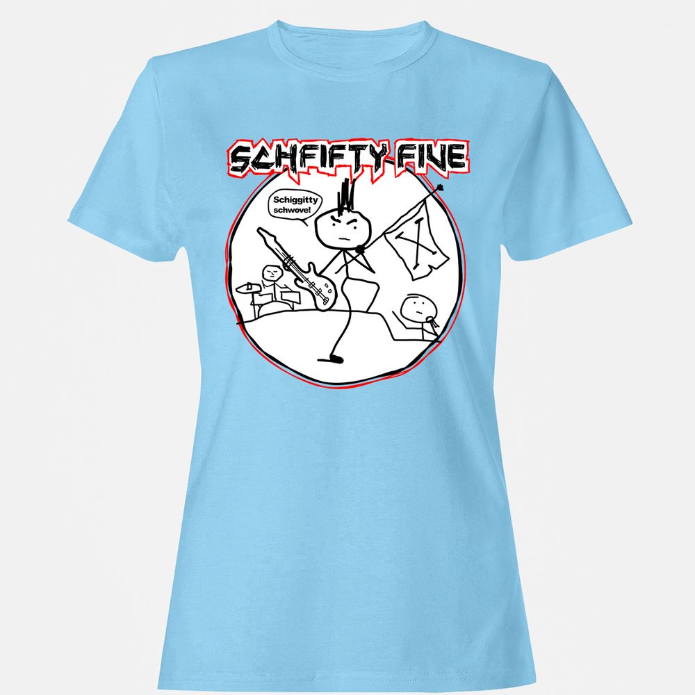 Women's T-Shirt - GEJVSXYK - Light Blue - 8