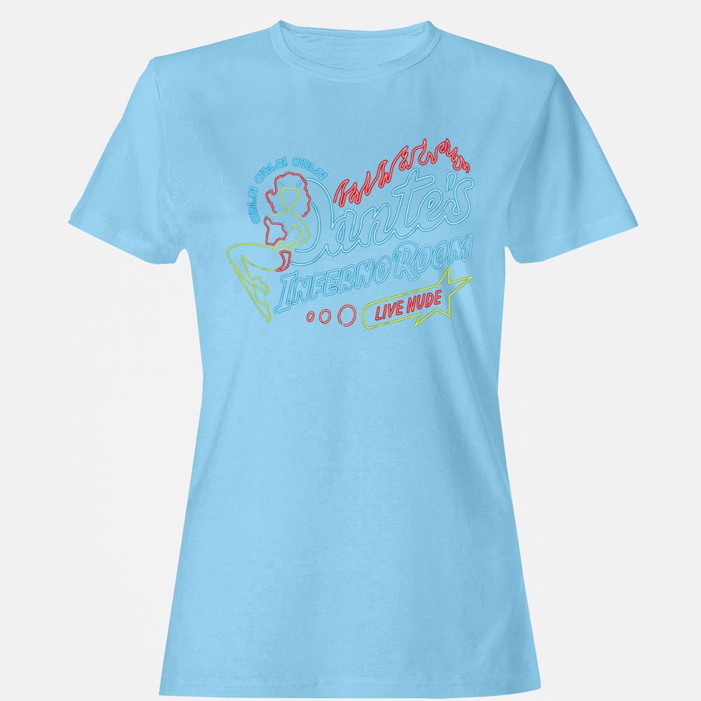 Women's T-Shirt - F9M9JV4U - Light Blue - 8