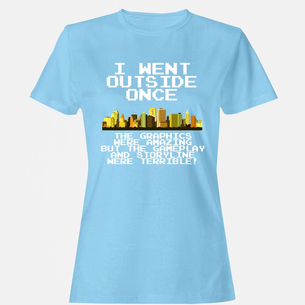 Women's T-Shirt - N497WA4U - Light Blue - 8