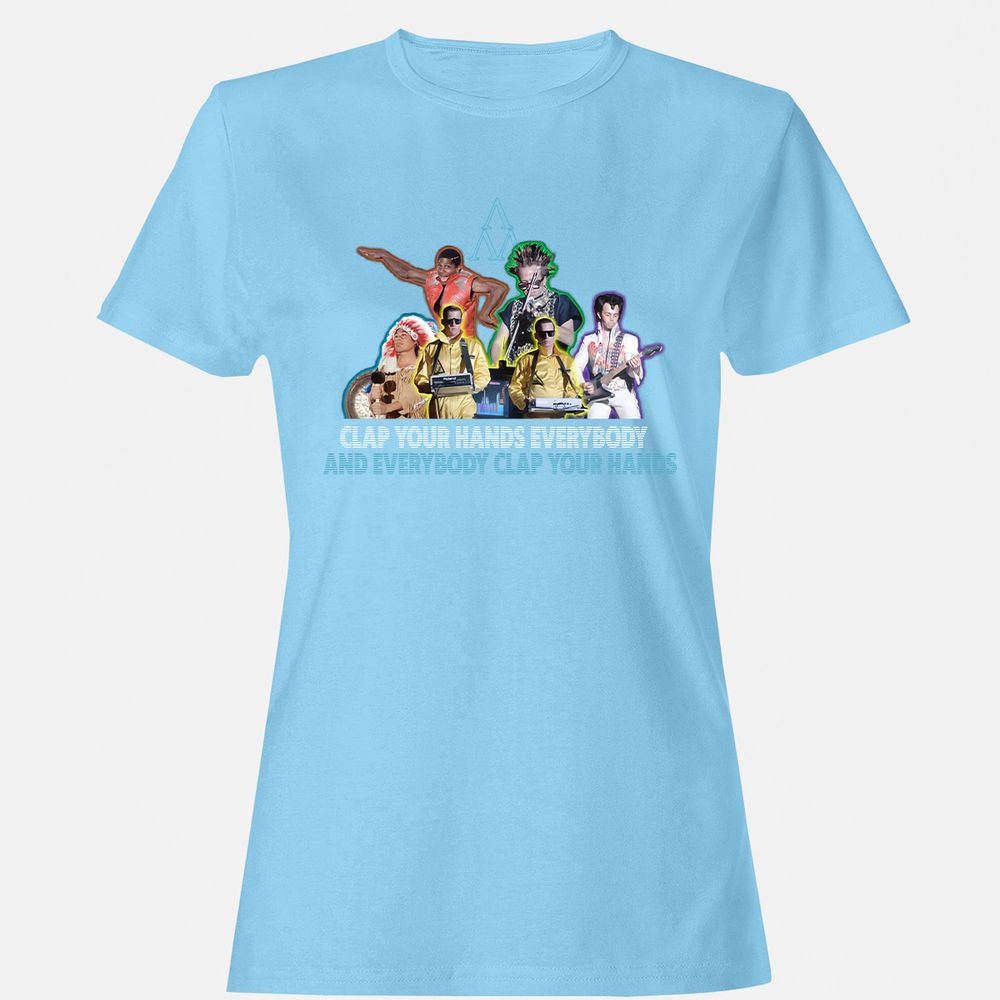 Women's T-Shirt - 362W3QHZ - Light Blue - 8