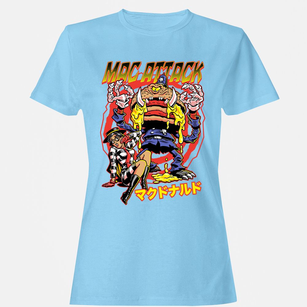 Women's T-Shirt - 3QEAEXXR - Light Blue - 8