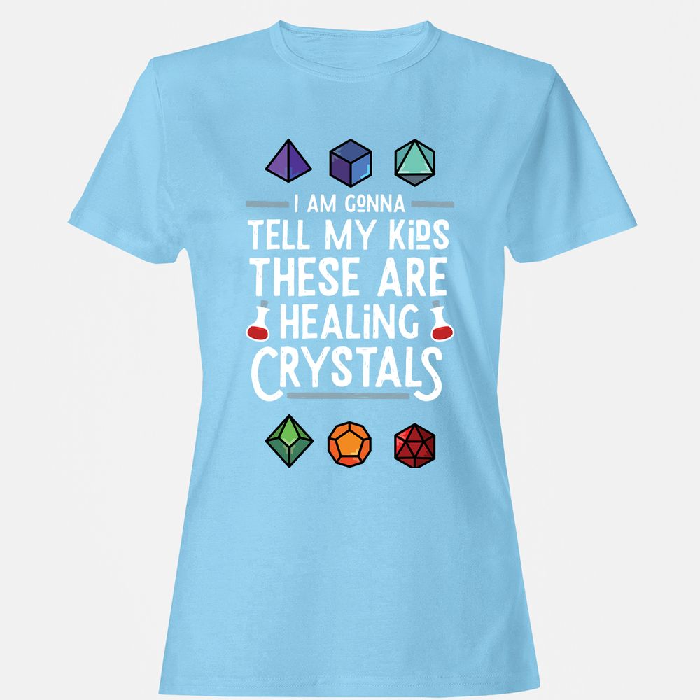 Women's T-Shirt - LJY2F78C - Light Blue - 8