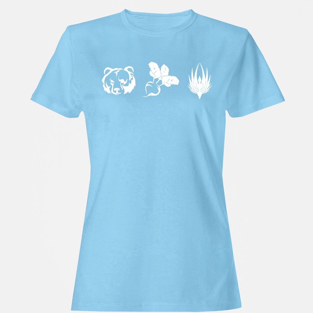 Women's T-Shirt - 98P1QCK9 - Light Blue - 8