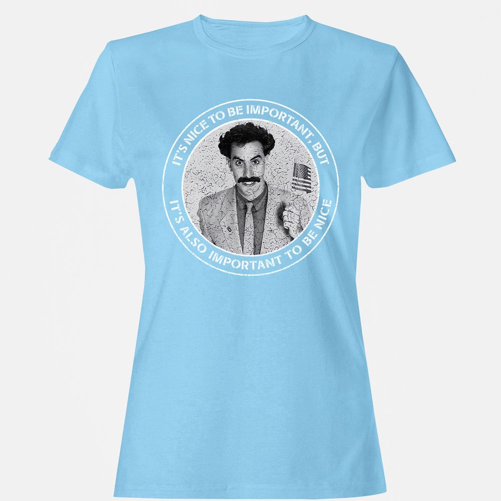 Women's T-Shirt - QL2KAGJ8 - Light Blue - 8