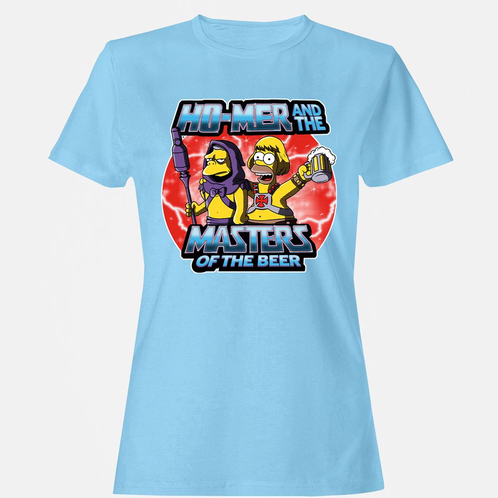 Women's T-Shirt - ZCX9STBQ - Light Blue - 8