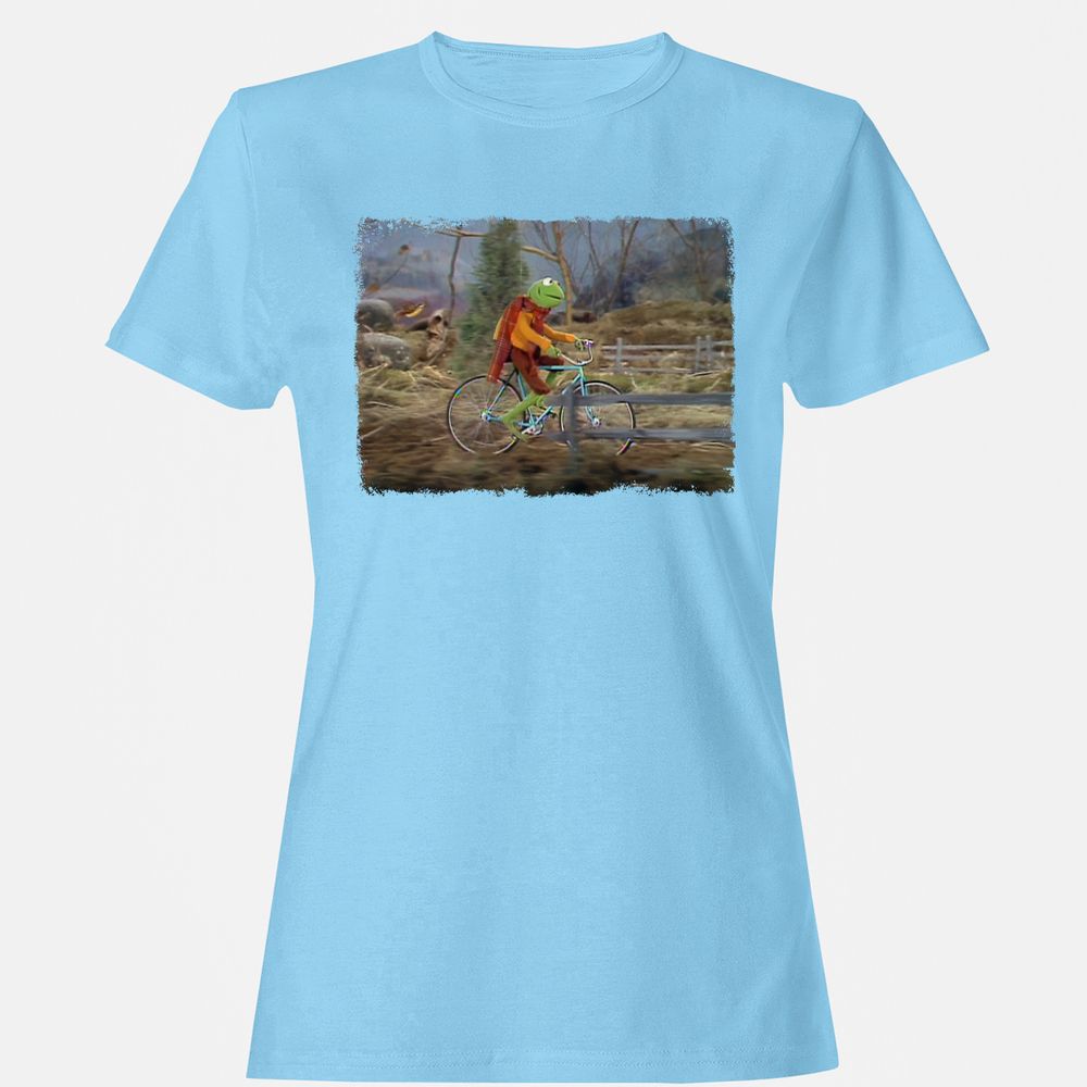 Women's T-Shirt - ZS5L7SBH - Light Blue - 8