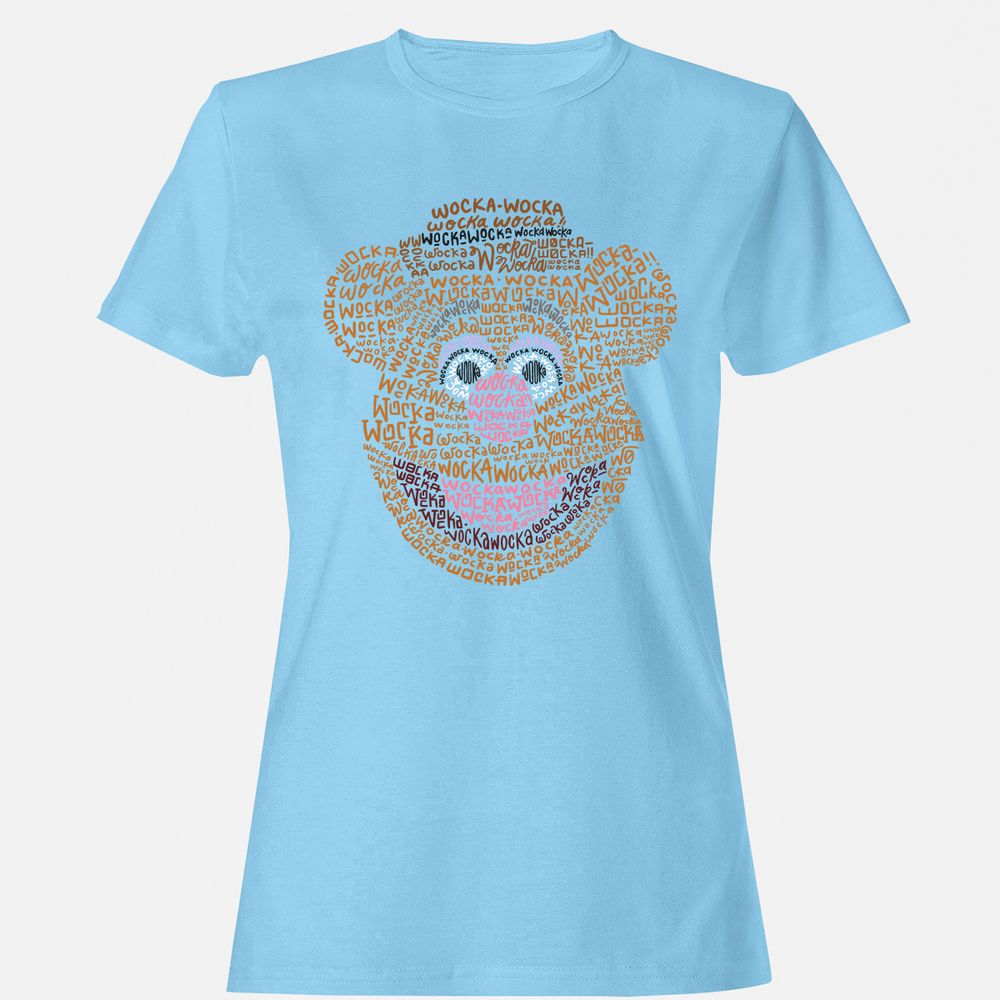 Women's T-Shirt - EDZF9R3V - Light Blue - 8