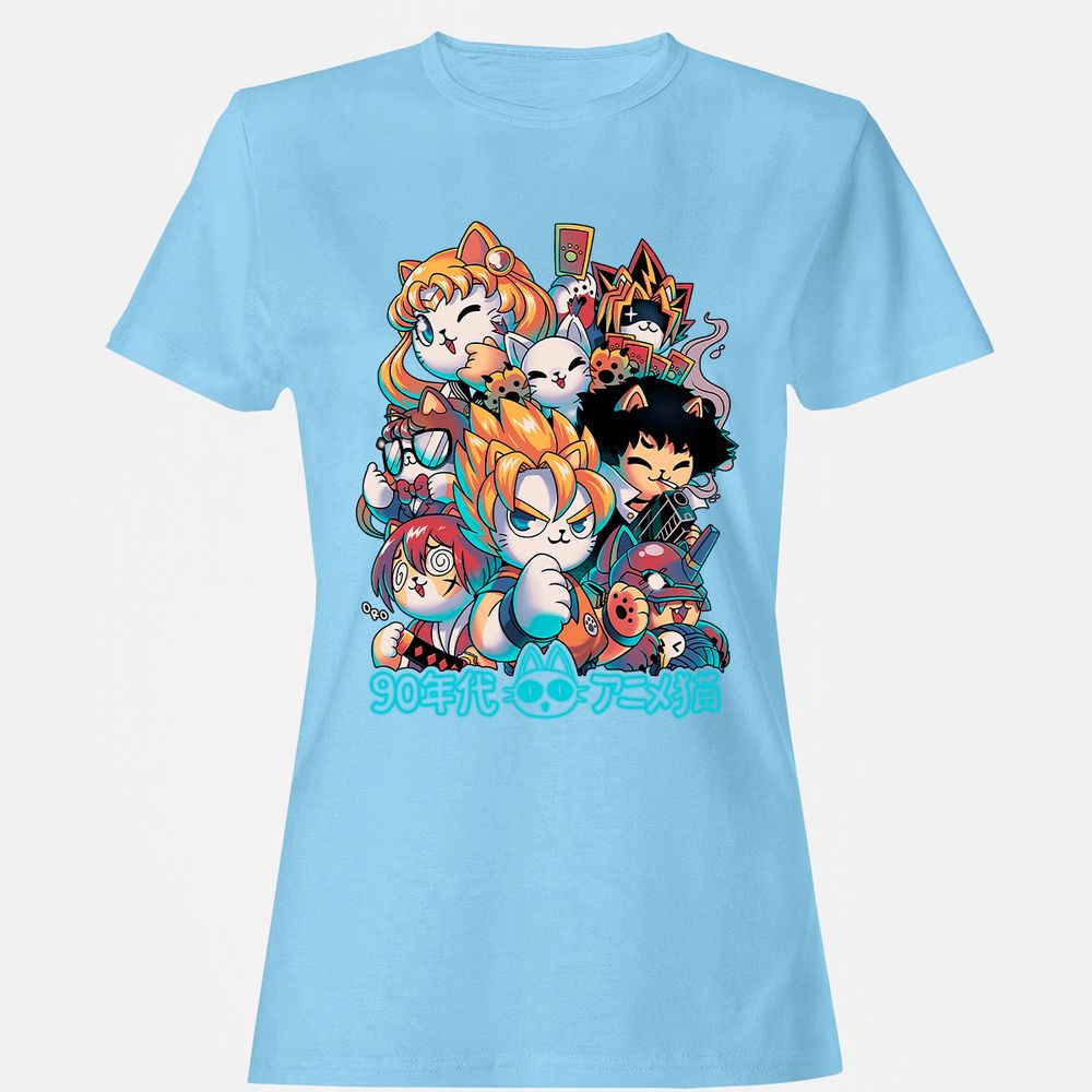 Women's T-Shirt - 2Z4CZQ69 - Light Blue - 8