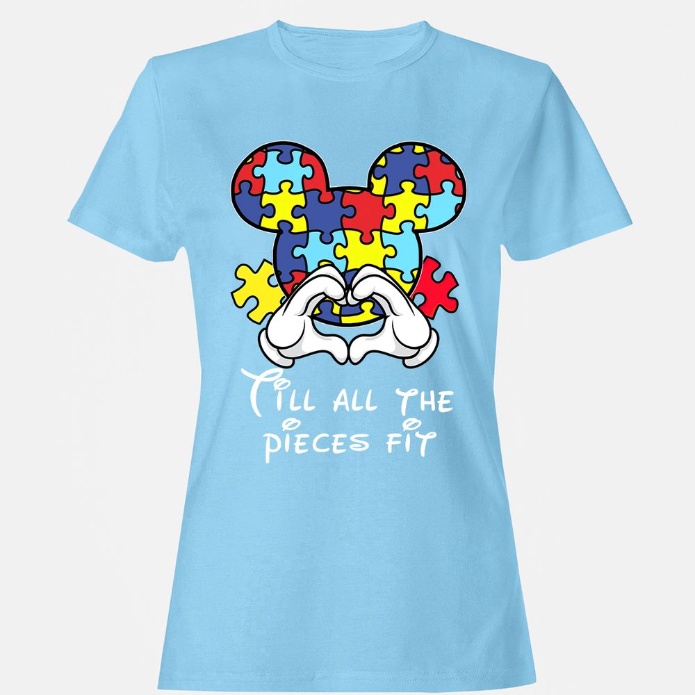 Women's T-Shirt - G3356H4Q - Light Blue - 8