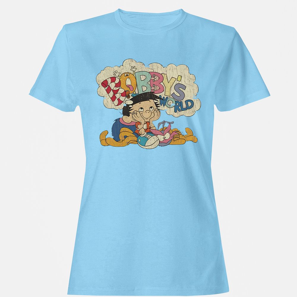 Women's T-Shirt - ZXS1TM9Z - Light Blue - 8