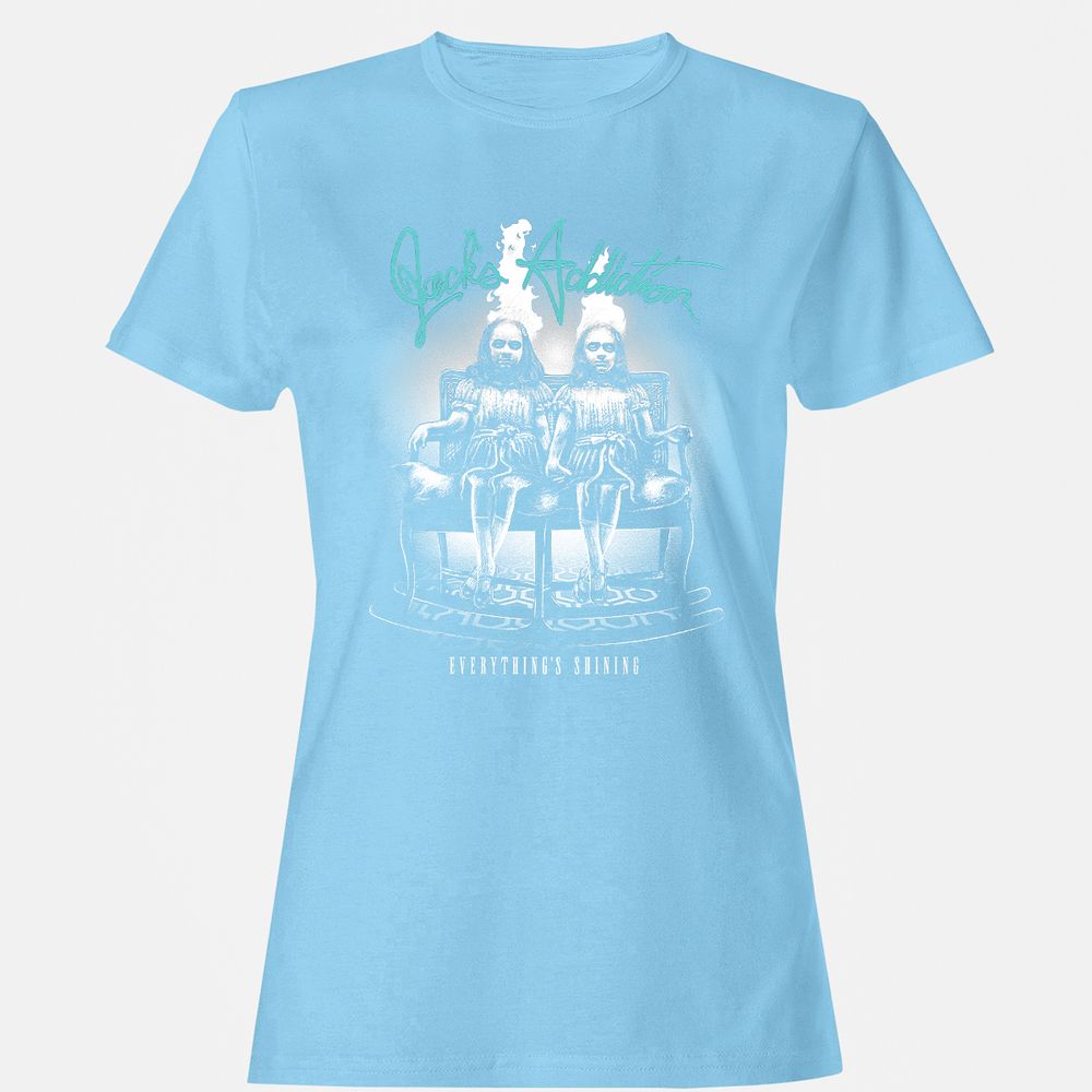 Women's T-Shirt - U6ZM9UHB - Light Blue - 8